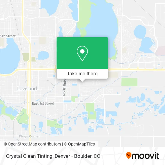 Crystal Clean Tinting map