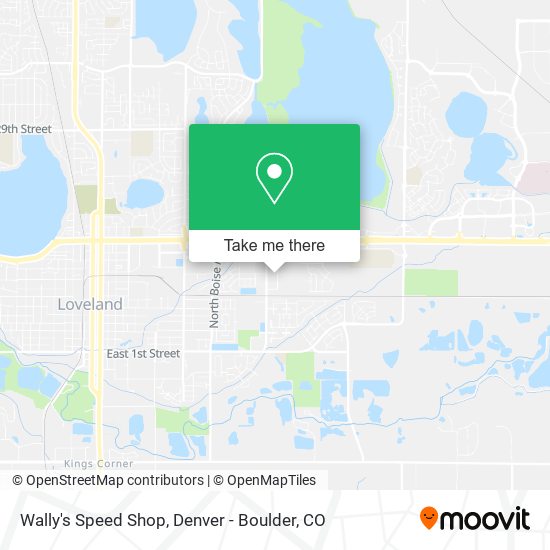 Mapa de Wally's Speed Shop