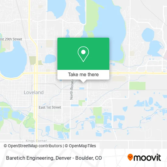 Baretich Engineering map