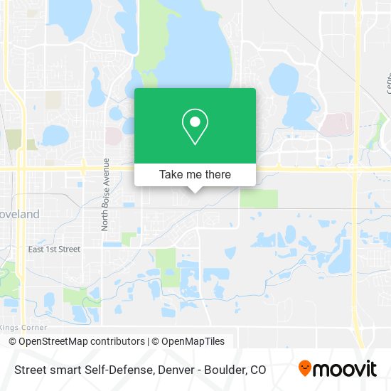 Street smart Self-Defense map