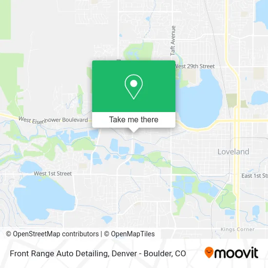 Front Range Auto Detailing map