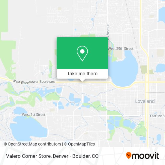 Mapa de Valero Corner Store