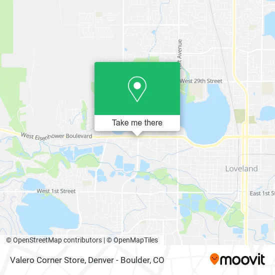 Valero Corner Store map