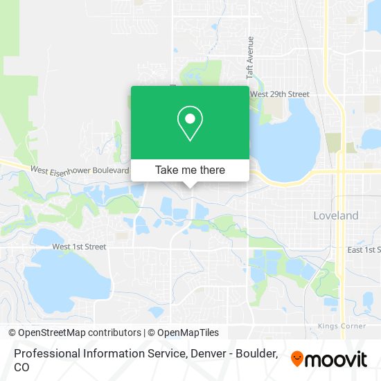 Professional Information Service map