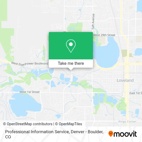 Professional Information Service map