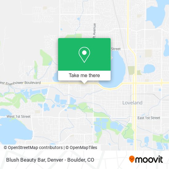Blush Beauty Bar map