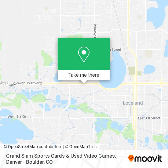 Grand Slam Sports Cards & Used Video Games map
