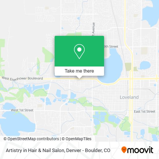 Artistry in Hair & Nail Salon map