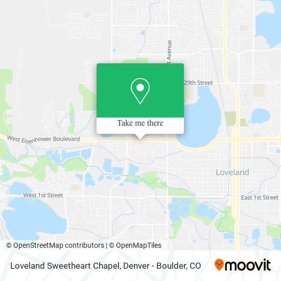 Loveland Sweetheart Chapel map