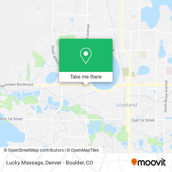 Lucky Massage map