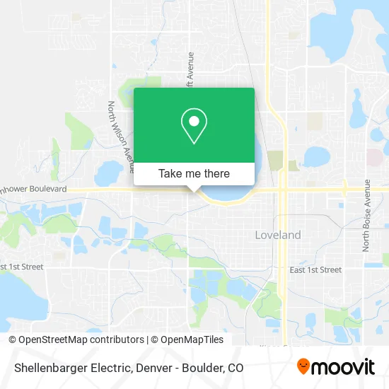 Shellenbarger Electric map