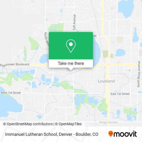 Mapa de Immanuel Lutheran School