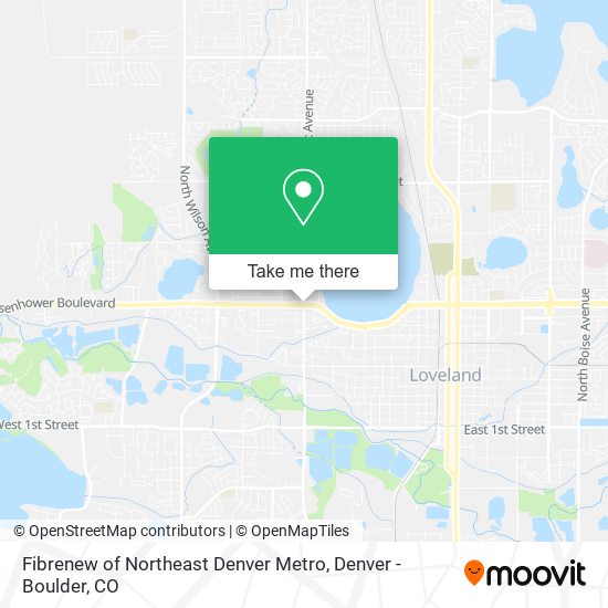 Fibrenew of Northeast Denver Metro map