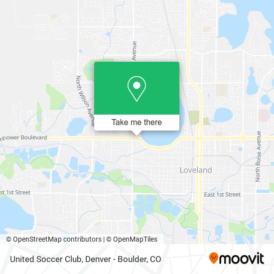 Mapa de United Soccer Club