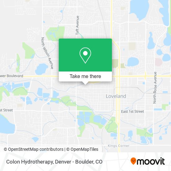 Colon Hydrotherapy map