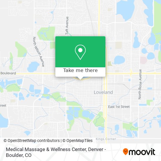 Mapa de Medical Massage & Wellness Center