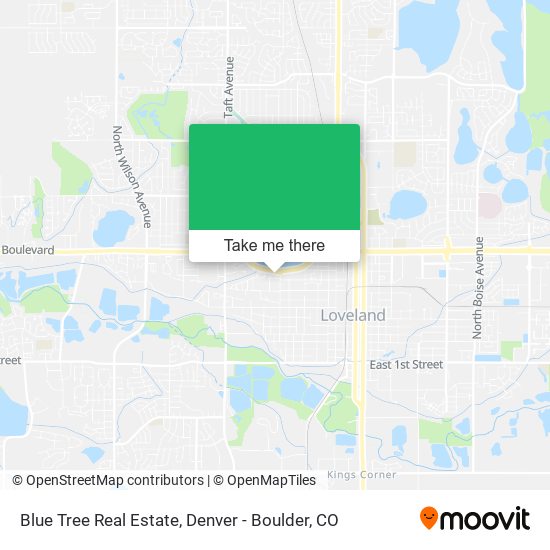 Blue Tree Real Estate map
