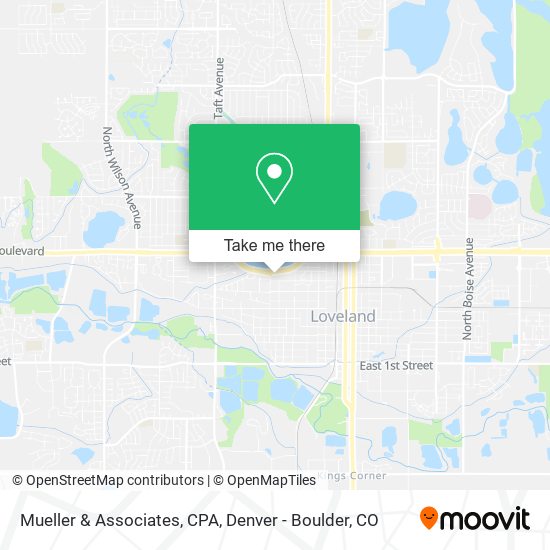Mapa de Mueller & Associates, CPA