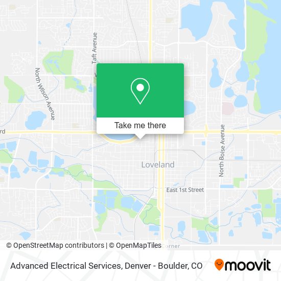 Advanced Electrical Services map