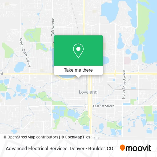 Advanced Electrical Services map