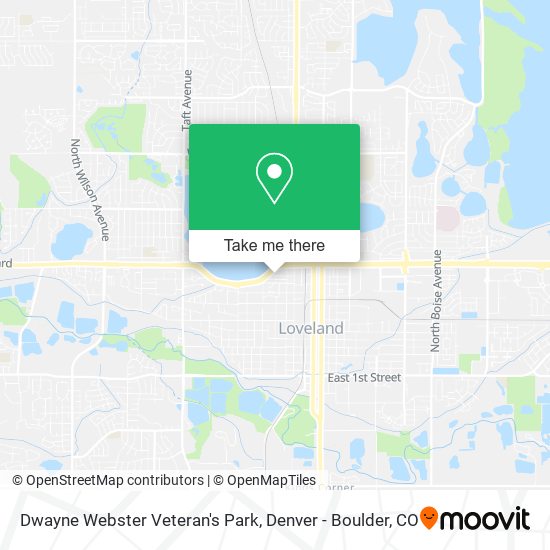Mapa de Dwayne Webster Veteran's Park