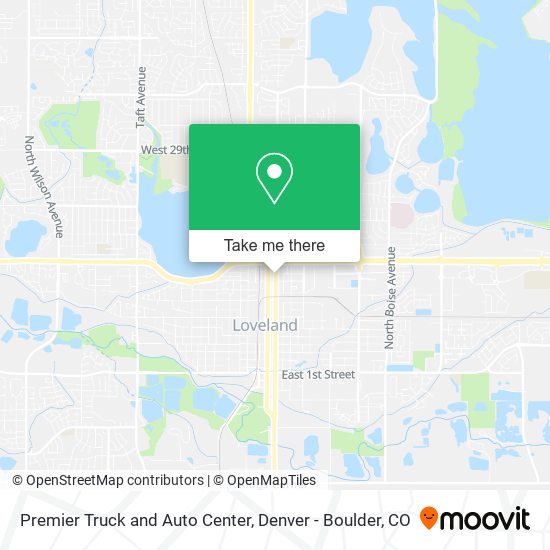 Mapa de Premier Truck and Auto Center
