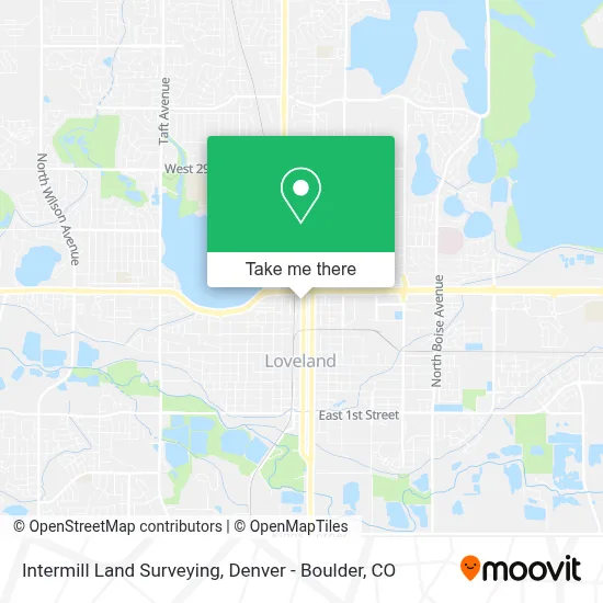 Intermill Land Surveying map
