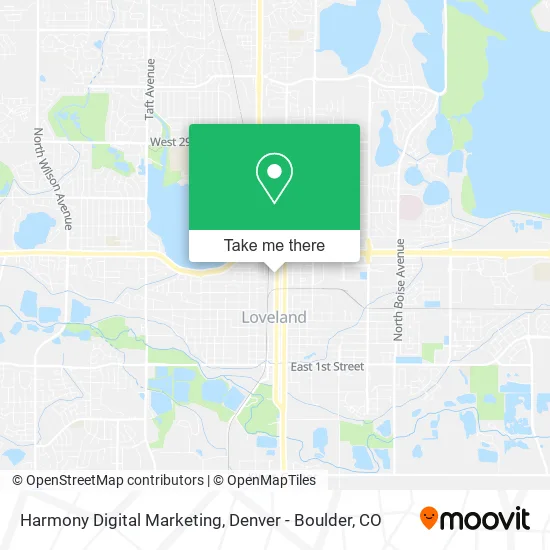 Harmony Digital Marketing map