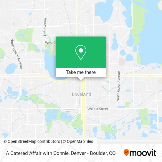 A Catered Affair with Connie map