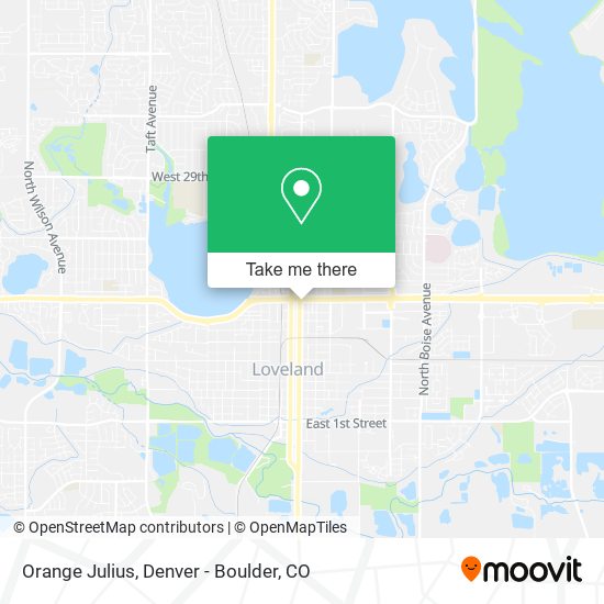 Orange Julius map