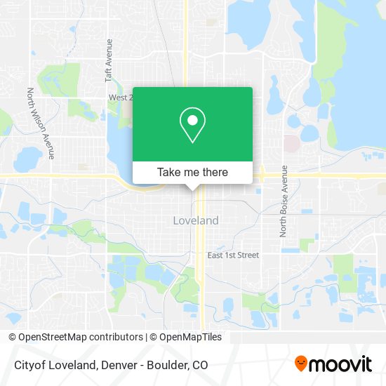 Cityof Loveland map