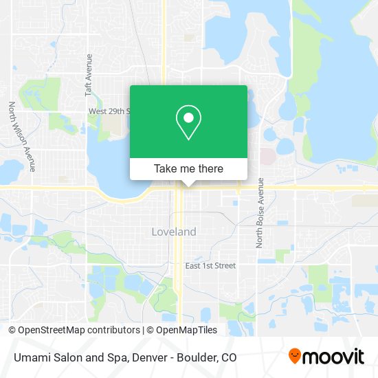 Mapa de Umami Salon and Spa
