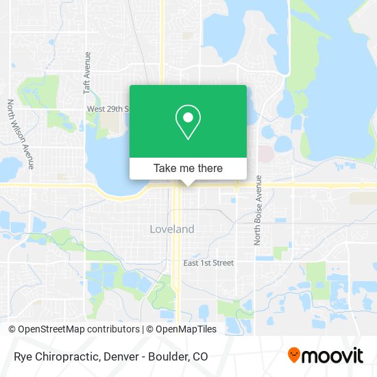 Mapa de Rye Chiropractic