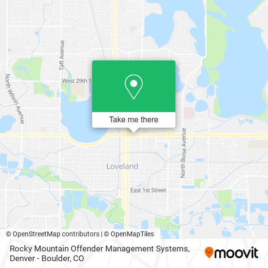 Mapa de Rocky Mountain Offender Management Systems
