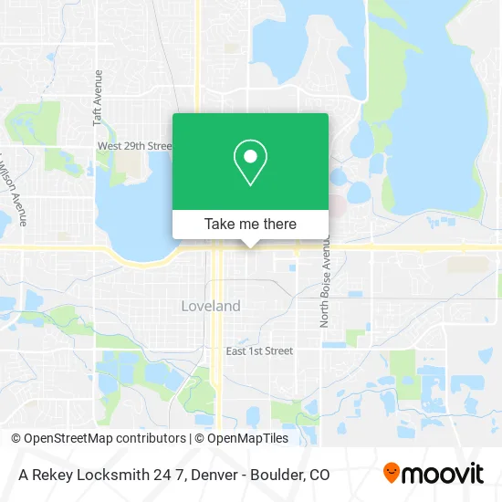 A Rekey Locksmith 24 7 map