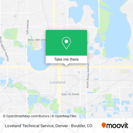 Mapa de Loveland Technical Service