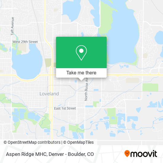 Aspen Ridge MHC map