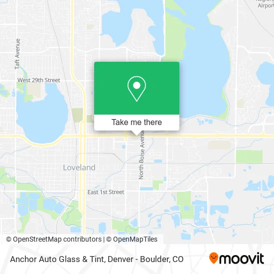 Anchor Auto Glass & Tint map