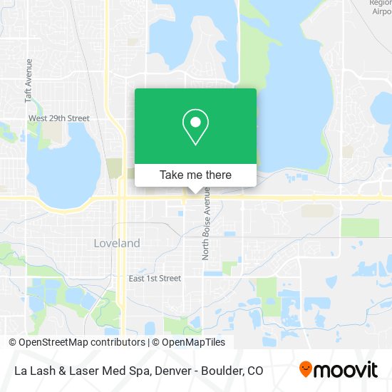 La Lash & Laser Med Spa map