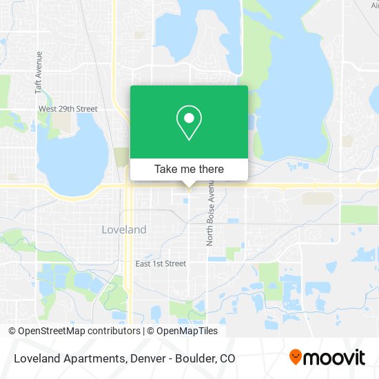 Loveland Apartments map