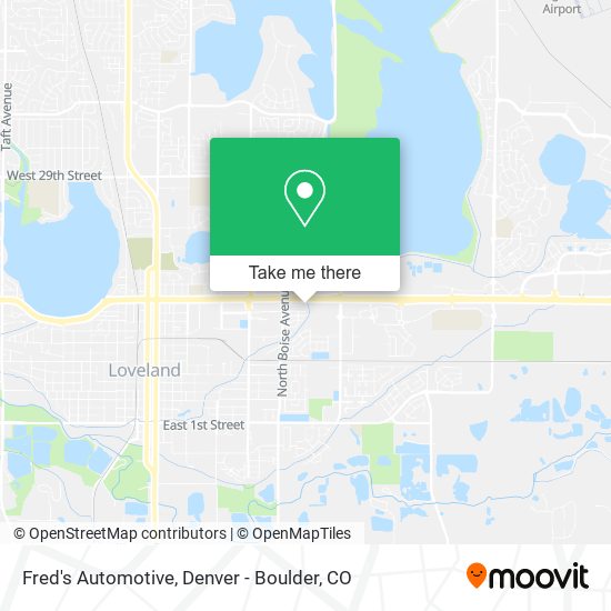 Mapa de Fred's Automotive