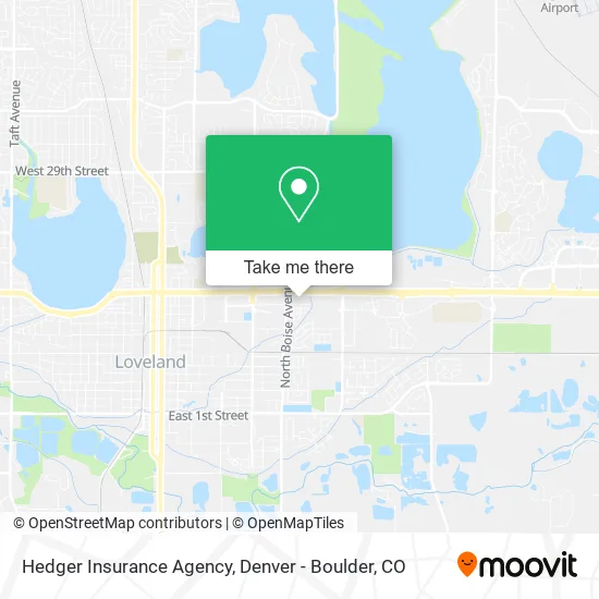Hedger Insurance Agency map