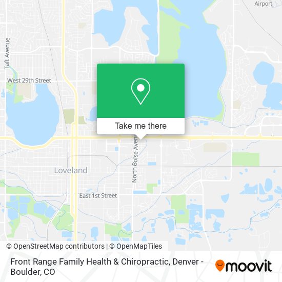 Front Range Family Health & Chiropractic map