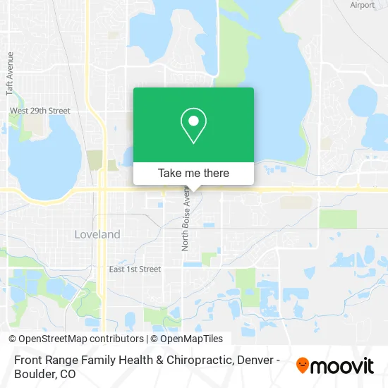 Front Range Family Health & Chiropractic map