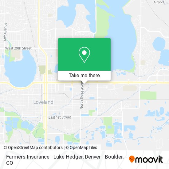 Farmers Insurance - Luke Hedger map