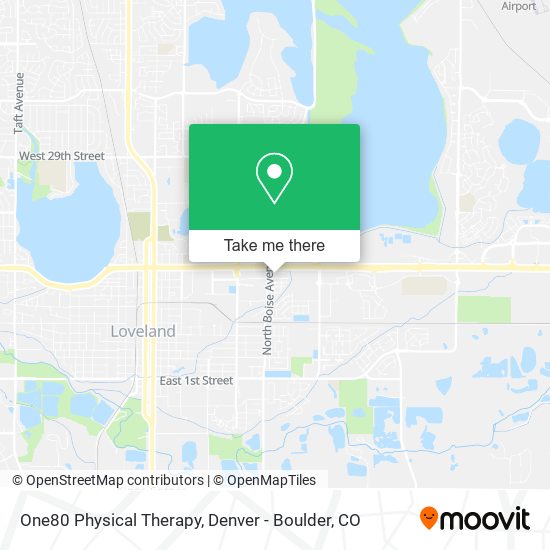 One80 Physical Therapy map