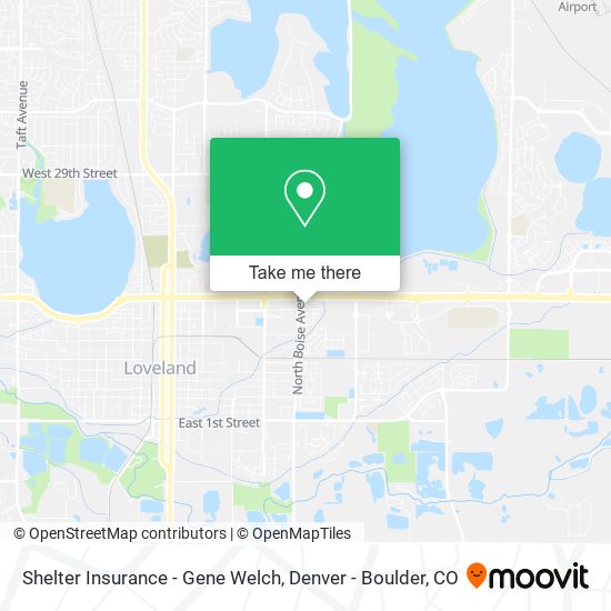 Shelter Insurance - Gene Welch map