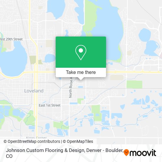 Johnson Custom Flooring & Design map