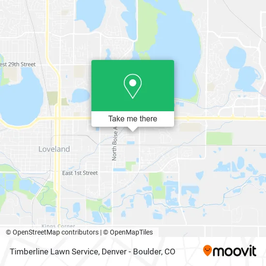 Timberline Lawn Service map