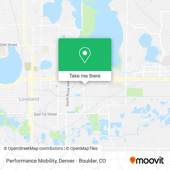 Performance Mobility map